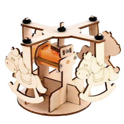 

Interesting Scientific Experiment Technology Small-scale Manufacturing Handmade Material Merry-go- round Model