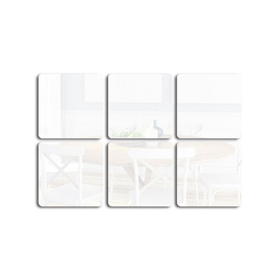 

Wall Decor Sticker Adhesive Rounded Corner Wall Stickers For Home Decorations Silver