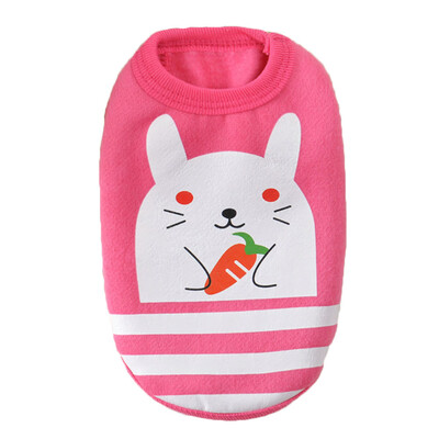 

Winter Dog Vest Cute Cartoon Clothing Warm Flannel Dog Clothes For Small Dogs Outfit Pet Cat T-Shirt