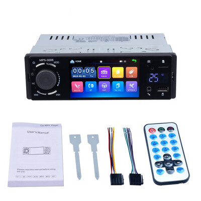 

41 Inch Single DIN HD Capacitive Touch Screen Car Stereo Radio MP5 PlayerRear CameraTemperature Display