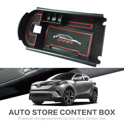 

Replacement For Toyota C-HR CHR 2016-2018 Center Console Sundries Storage Armrest Box Organizer Tray