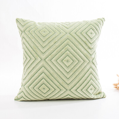 

Siaonvr Linen Flocking Pillow Sofa Waist Throw Cushion Cover Home Decor Cushion Cover