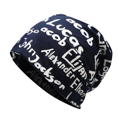 

Tailored Men Women Winter Down Headgear Graffiti Letter Pile Cap Casual Earmuffs Hat
