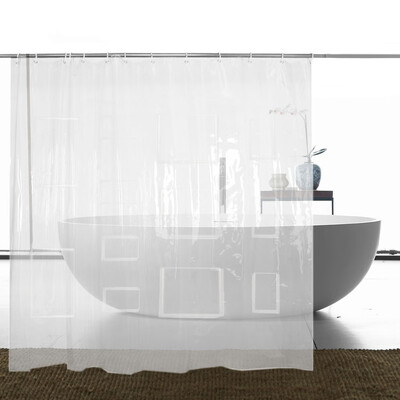 

〖Follure〗Phone Tablet Holder Clear Shower Curtain Liner with Pockets