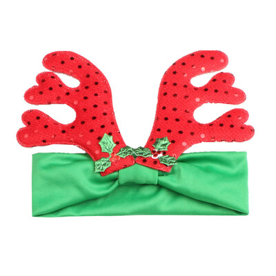 

Hot Christmas Hair Accessory Decoration for Cute Baby Christmas Cartoon Antlers Hairband Headwear Girl Hair Accessories Headband