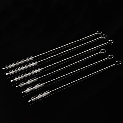 

6pcs Drinking Straw Cleaning Brush Set Stainless Steel Straw Practical Convenient drinking Brush Scourer