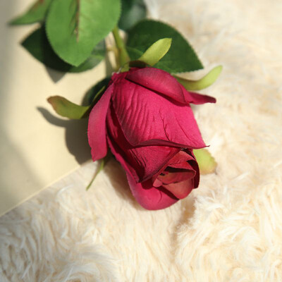 

Gobestart Artificial Fake Rose Flower Bridal Bouquet Wedding Party Long Roses Decor Beige