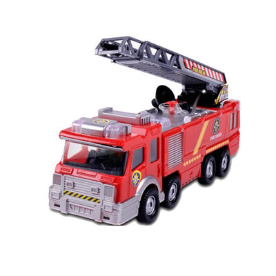 

Plastic Electric Universal Spray Fire Truck Simulation Music Lights Car Model Baby Toys Children Gift Toy