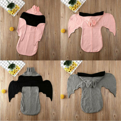 

AU Infant Baby Kid Bat Shape Cotton Swaddle Blanket Wrap Sleeping Bag Sleepsacks