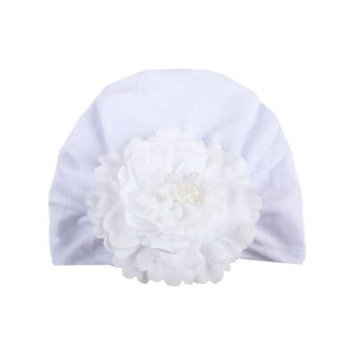 

Newborn Baby Girl Boy Soft Cute Flower Turban Knot Hospital Hats Toddler Floral Caps Headwear