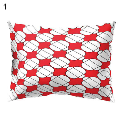 

Circle Flower Fruit Pillow Cover Cushion Case Home Car Sofa Bedroom Hotel Decor