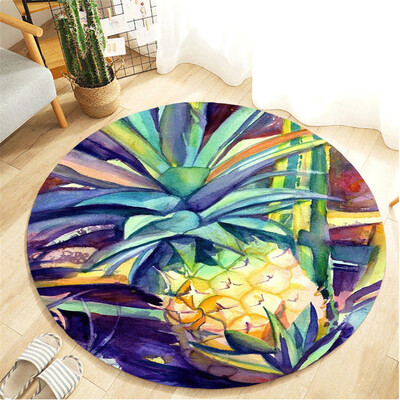 

〖Follure〗Botany Elements Blanket Round Bathroom carpet 60cm