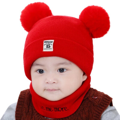 

Newborn Photography Props Hat For Girls Boys Winter Baby Hats Warm Baby Accessories SetBaby CapScarf