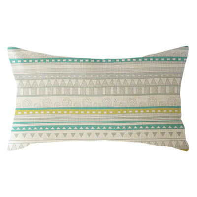 

〖Follure〗Minimalist Geometric Pillow Case Linen 30x50cm Cushion Cover Home Decor