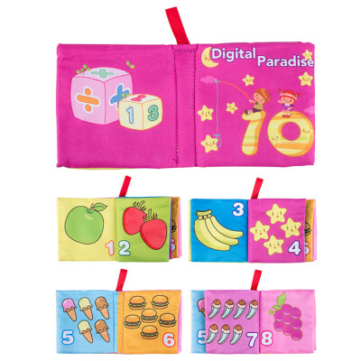 

Tailored Soft New Cloth Baby Intelligence Development Learn Picture Cognize Book