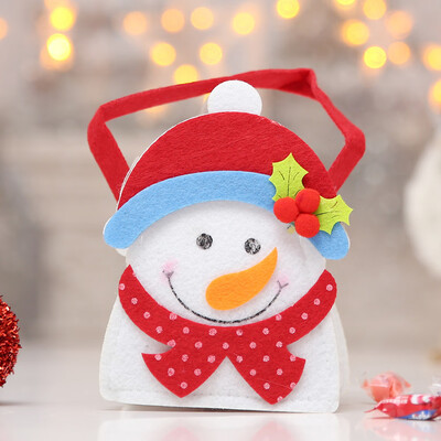 

Tailored Christmas Decorations Xmas Snowman Apple Bag Christmas Eve Apple Bag