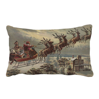 

Tailored Christmas Pillowcase Soft Sofa Cushion Home Decoration Pillow Case Waist Cushion
