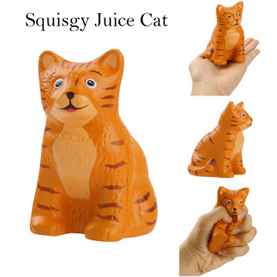 

YIWULASmiley Jucie Cat Scented Charm Slow Rising Squeeze Stress Reliever Toy