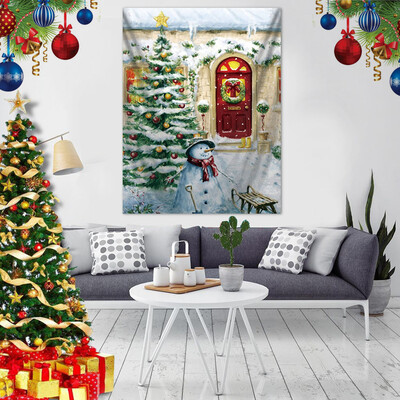 

Tailored Santa Claus Tapestry Christmas Gift Blanket Wall Hanging Wall Decoration 29x37In