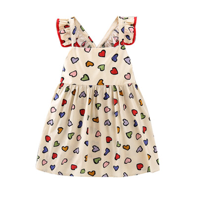 

Summer Casual Baby Girls Sleeveless Floral Print Tutu Dress Kids Toddler Pageant Sundress