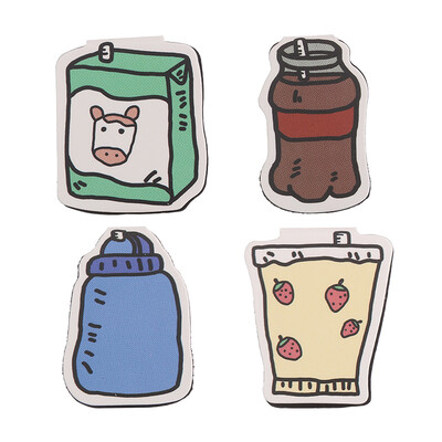 

Morning light &G stationery suction series large magnetic bookmark shaped beverage bottle refrigerator stickers 4 Pack ACD96869