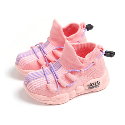 

Children 2019 Autumn Shoes Kids Infant Baby Girls Boys Letter Mesh Sport Run Sneakers Casual Shoes