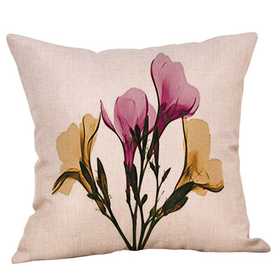 

〖Follure〗Retro Cotton Linen Home Sofa Decor Throw Pillow Case Flowers Cushion Cover