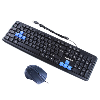 

iMice KM-520 Desktop Laptop USB Wired Keyboard Mouse Set Office Home PC Comfortable Business Keyboard Mouse