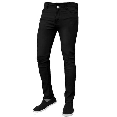

Tailored Mens Pure Color Denim Cotton Vintage Wash Hip Hop Work Trousers Jeans Pants