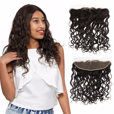 

Nami Hair Brazilian Remy Hair Natural Wave 13x4 Lace Frontal Closure Water Wave Free Part Ear To Ear 100 Human Hair Closure