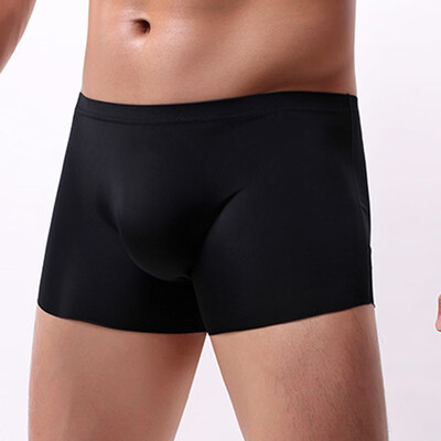 

Mens Underwear Viscose U-Convex Briefs Breathable Underpants Boxer Shorts Trunks