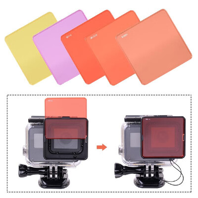 

Underwater Diving Lens Filter Kit for GoPro Hero 5 Camera Used with Waterproof Housing only