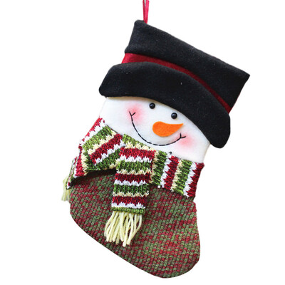 

Toponeto Christmas Santa Socks Cute Ornaments Festival Party Hanging Decoration