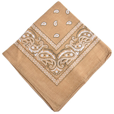 

Vintage Women Men Square Scarf Kerchief Retro Print Multi-Colors Headband Boho Scarves