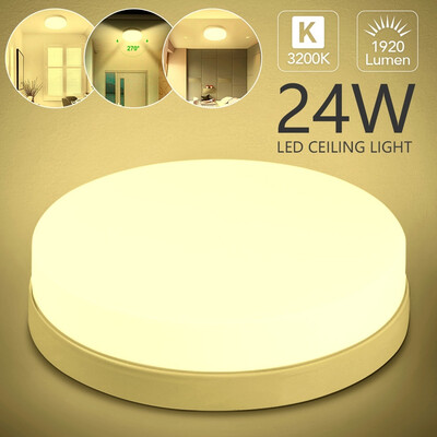 

Modern Warm White 24W LED Ceiling Light Pendant Fixture Chandeliers For Living Room Bedroom Home Lighting