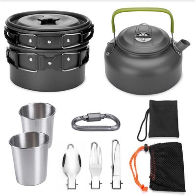 

SUNIONS outdoor picnic camping mountaineering cookware pot set 17950-17964