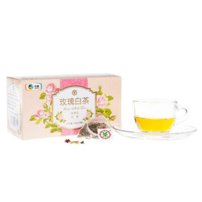 

Healthy scented tea PLA corn fiber package rose white tea French rose fuding white tea