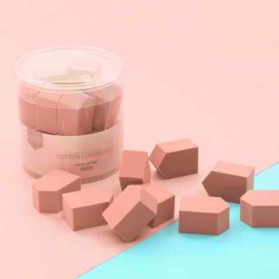 

House shape Cosmetic Puff Multifunction Pentagonal Shaped Powder Puff Dry Wet Makeup Sponge