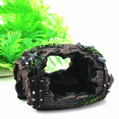 

Aquarium Wine Barrel Resin Ornament Artificial Barrels Cave Fish Tank Landscape Decoration