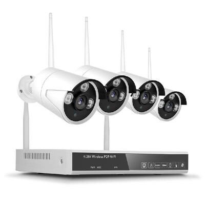 

XF-1604M 4CH NVR4 Cameras Wireless NVR Kit Security Surveillance System 20MP 1080P WIFI Home Security Camera Monitor Night Visio