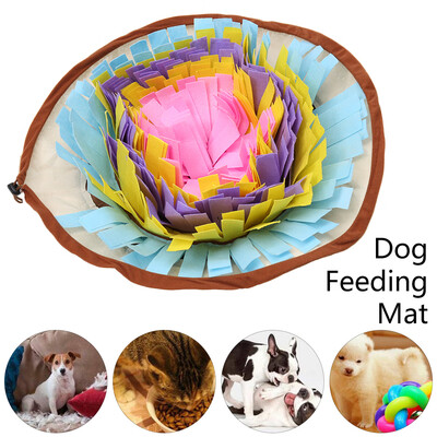 

2 Style Pet Dog Sniffing Mat Find Food Training Blanket Play Toys Dog Mat for Relieve Stress Puzzle Sniffing Mat Pad