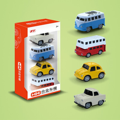 

High Quality Toy Car Alloy Car Cartoon Mini Pullback Model Classic Car Toys Having Different Patterns