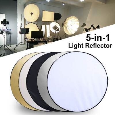 

32-Inch80cm 5 In 1 Portable Collapsible Light Round Photography Reflector Photo Studio Reflector Photography Accessories