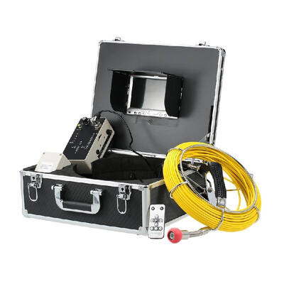 

20M Drain Pipe Sewer Inspection Video Camera 7" LCD Display 960TVL CCD DVR Recorder 12 LEDs Night Vision Waterproof Endoscope Bore