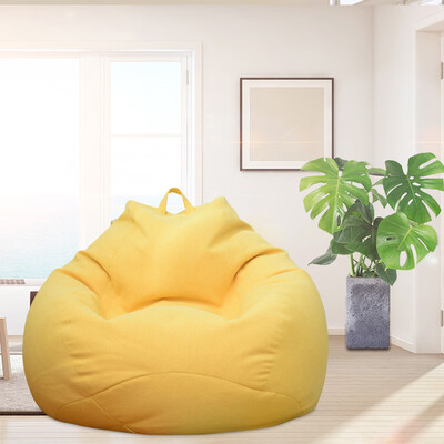 

Large Bean Bag Sofa Cover Lounger Chair Living Room Furniture Without Filler Pouf No Filling