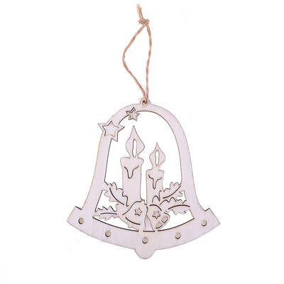 

Toponeto DIY Wooden Pendant Ornaments for Christmas Tree&Party Decorations
