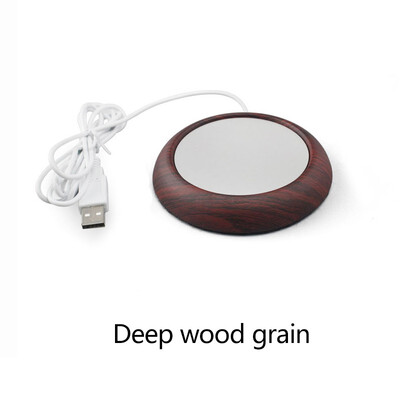 

NeillieN USB heating coasterNew Wood Portable USB Electric Cup Warmer coffee warming coaster thermal coaster creative coaster