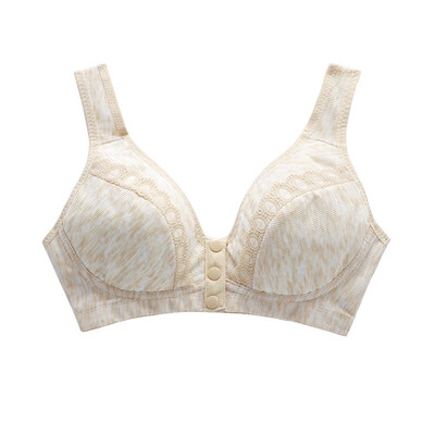 

Women BC Cup Push Up Bra Mother Models Wireless Underwear Bras Front Button Type Closure Lingerie Intimates Tops