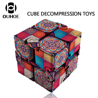 

〖Follure〗Luxury EDC Infinity Cube Mini For Stress Relief Fidget Anti Anxiety Stress Funny
