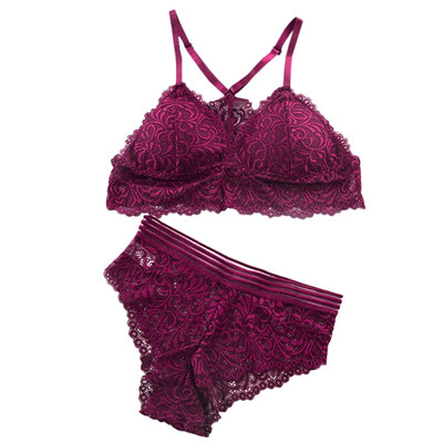 

Push Up Bra Set Sexy Lingerie Underwear Women Panties And Bralette Underclothes Female Underwear Lace Bralet Set New